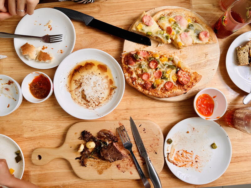 Các món Âu: pasta, pizza
